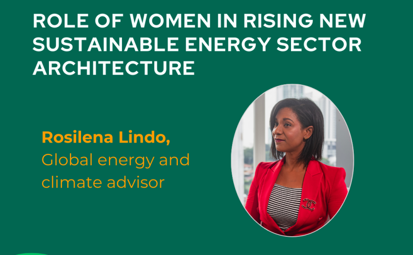 Webinar on: Role of Women in Rising New Sustainable Energy Sector Architecture