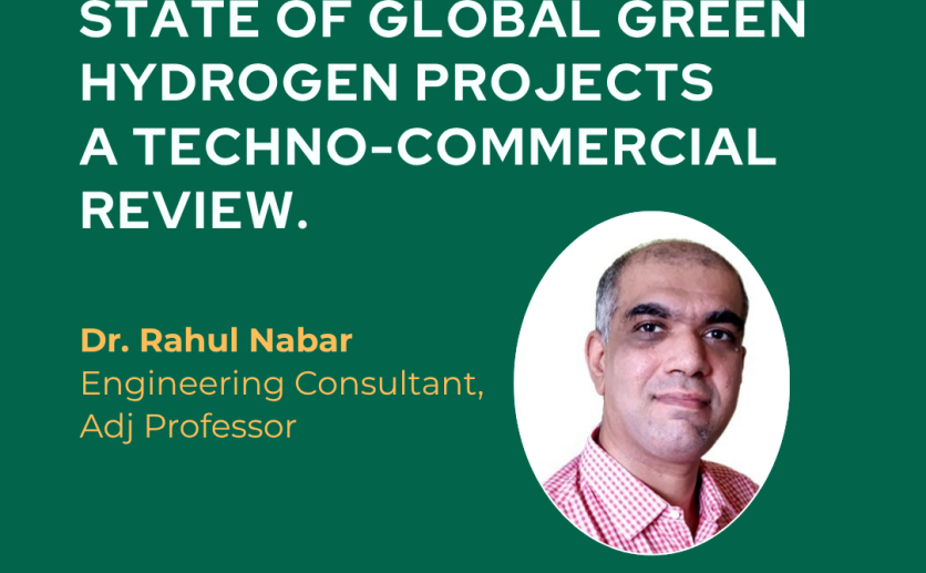 Webinar on: State of Global Green Hydrogen Projects: A Techno-Commercial Review.